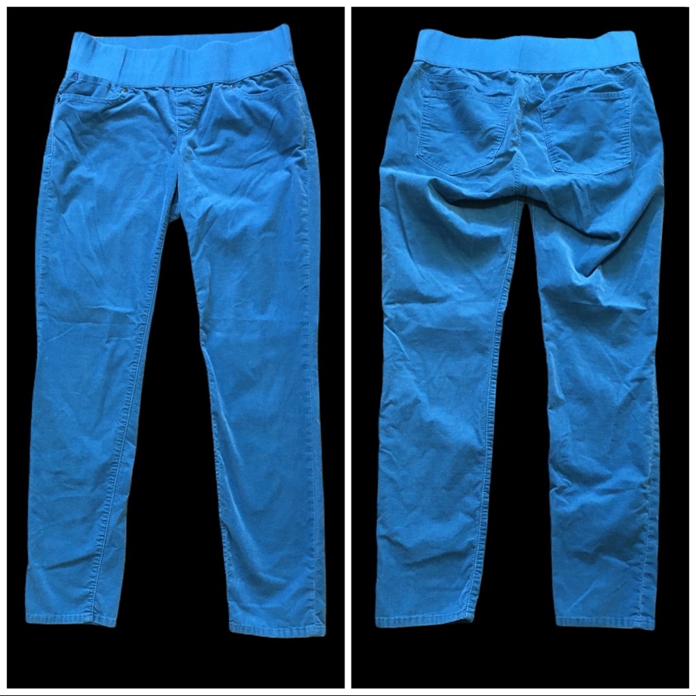 GAP Maternity Blue Skinny Cords 30/10R Always Skinny Maternity Cords